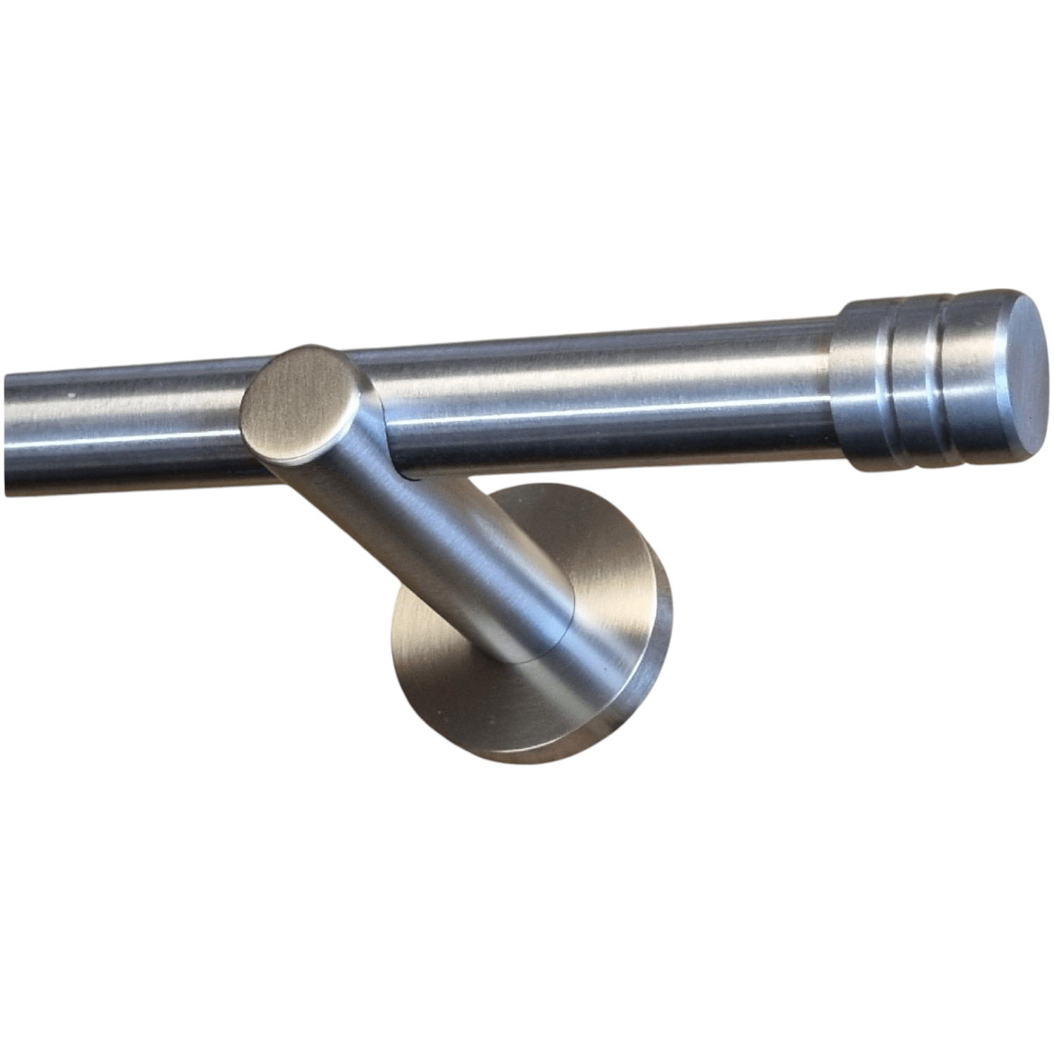 Edelstahl 20 mm Ø Gardinenstange Rillenkappe