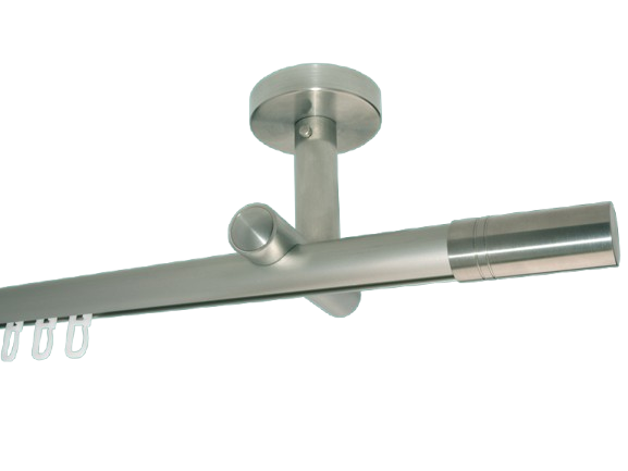 Gardinenstange Decke Edelstahl Innenlauf 20mm Linus Gardinenstange Decke Edelstahl Innenlauf 20mm Linus