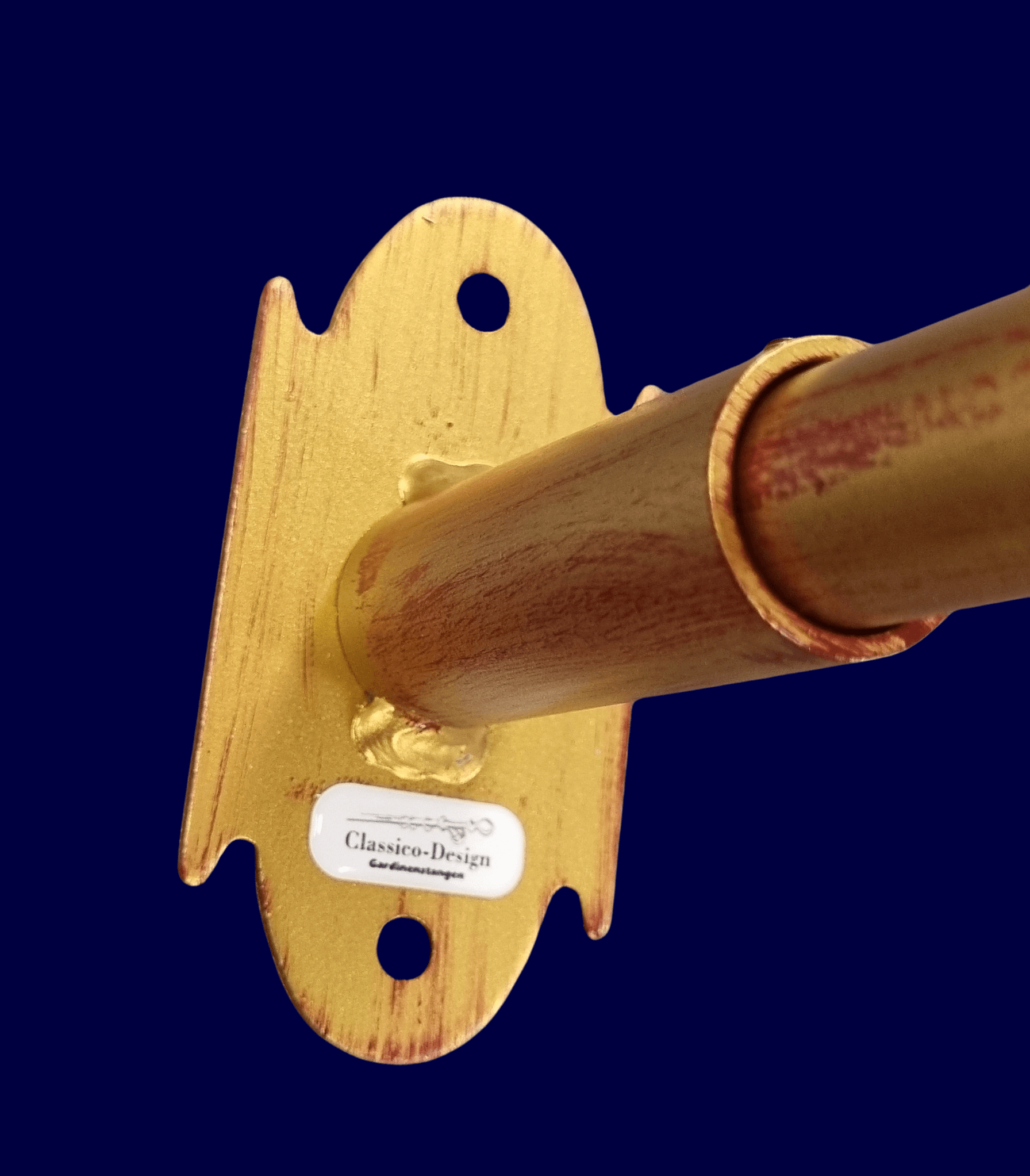 Gardinenstange-altgold-mit-Bogen-20-mm-O-Wandtrager8U41hKn5xZkLv Gardinenstange Altgold mit Bogen 20 mm Ø Wandträger