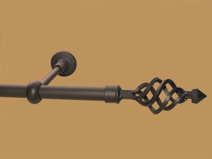 1327_227BnSMPrRlrax Ausgefallene Gardinenstange 20 mm Ø