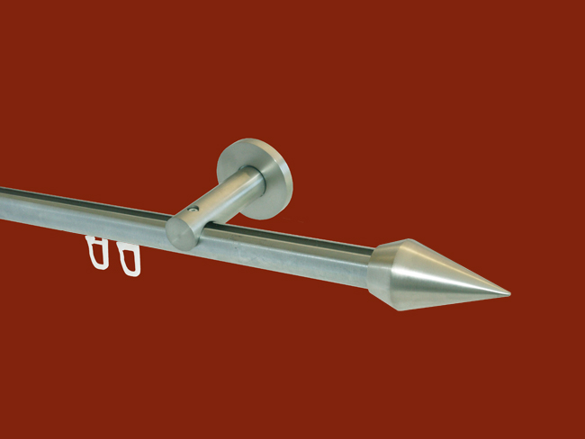 Gardinenstange Innenlauf Edelstahldesign 20 mm Armando