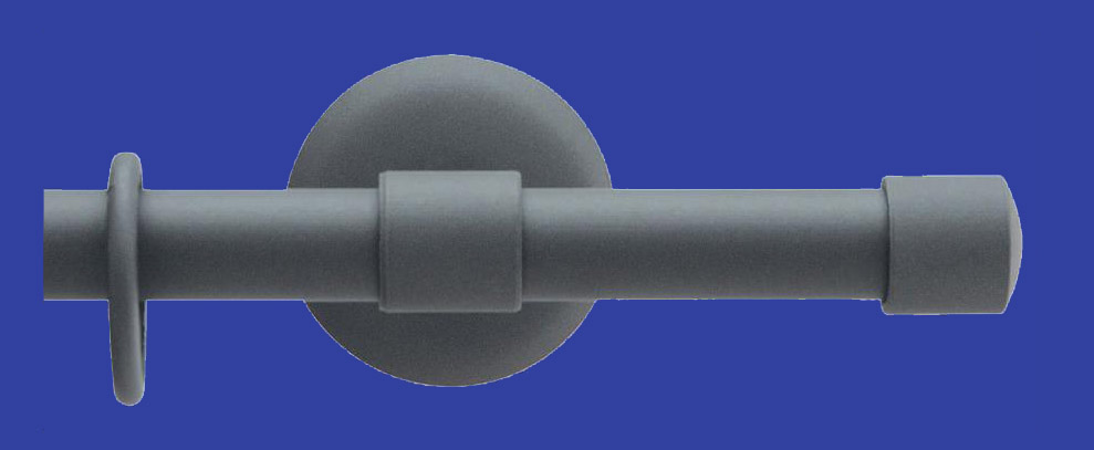470_0 Gardinenstange Eisen 20 mm Modell Stopper