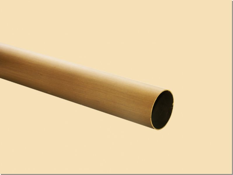 Gardinenstange Messing bronziert - 30 mm Leopold glattes Rohr