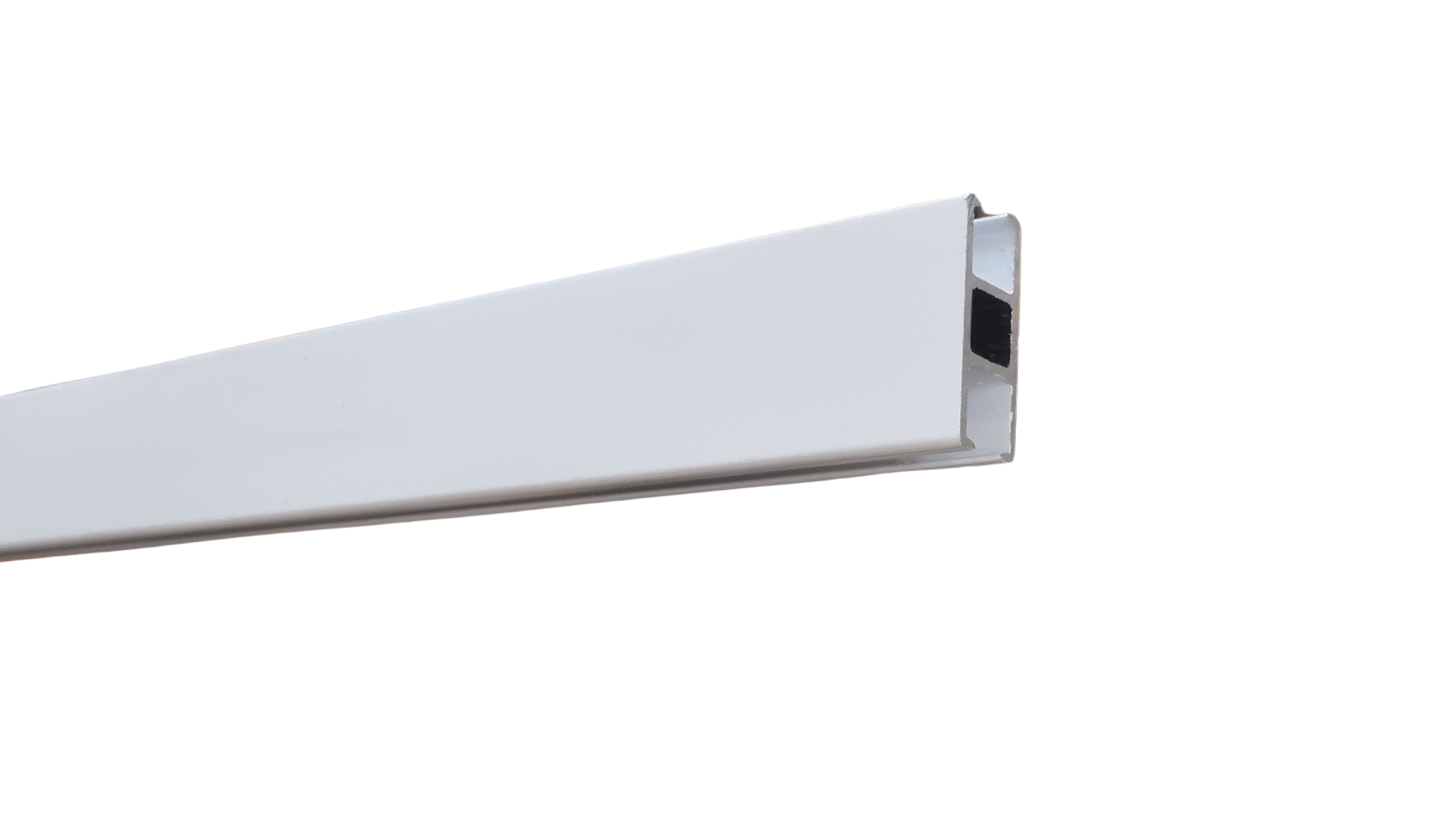 Duschvorhangstange-eckig-gebogen-weiss-L-Form-34-x-14-mm Duschvorhangstange L Form eckig gebogen weiss 34 x 14 mm