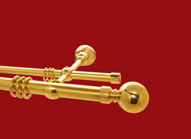 Gardinenstange Messing 30-20 mm Modell Jaroslav