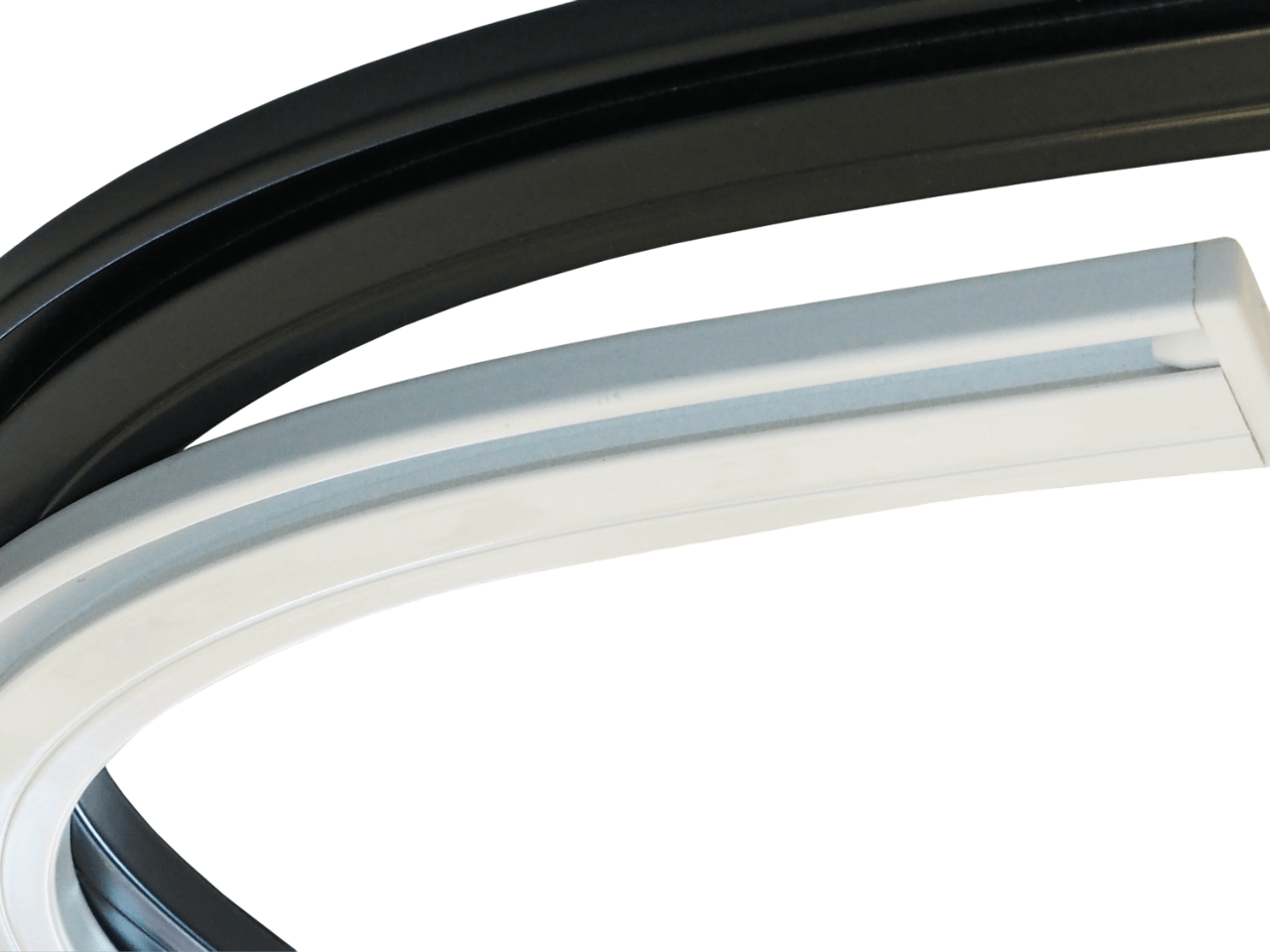 Bogen für Gardinenschiene Modell 170 1 läufig 24 mm x 7 mm