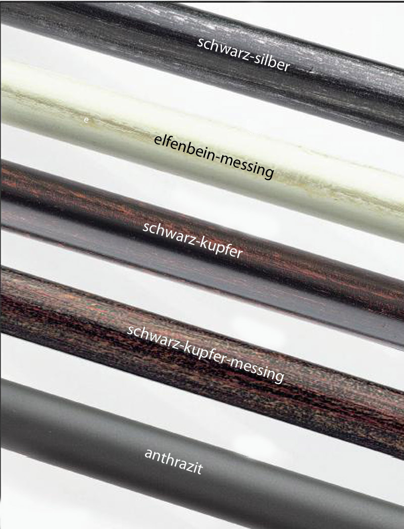 479_1 Gardinenstange Eisen 30 mm Modell Luna