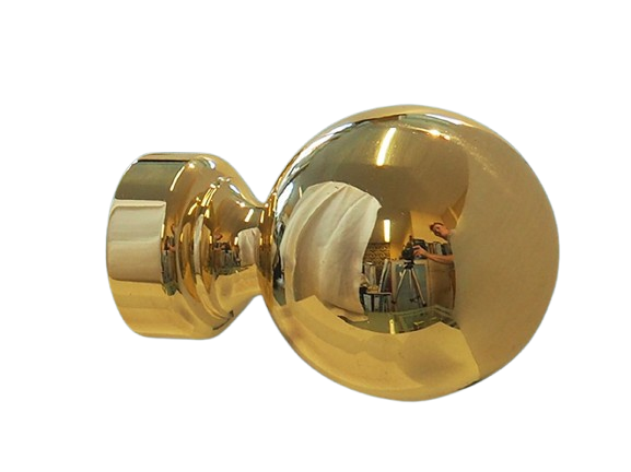 Endstück Messing massiv glanz 40 mm Modell Ludwig Endstück Messing massiv glanz 40 mm Modell Ludwig