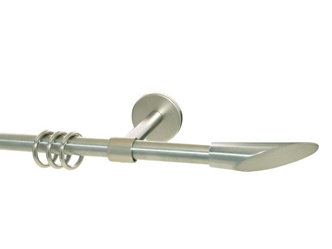 Gardinenstange Nickel geb. 16 mm Marbella Gardinenstange Nickel geb. 16 mm Marbella