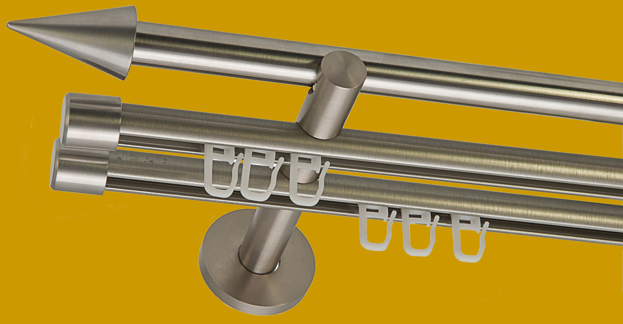 Rundrohr/Innenlauf/Innenlaufsystem 16mm Edelstahl Design Kegel