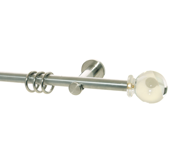 Gardinenstange Nickel geb. 16 mm Doradus Gardinenstange Nickel geb. 16 mm Doradus