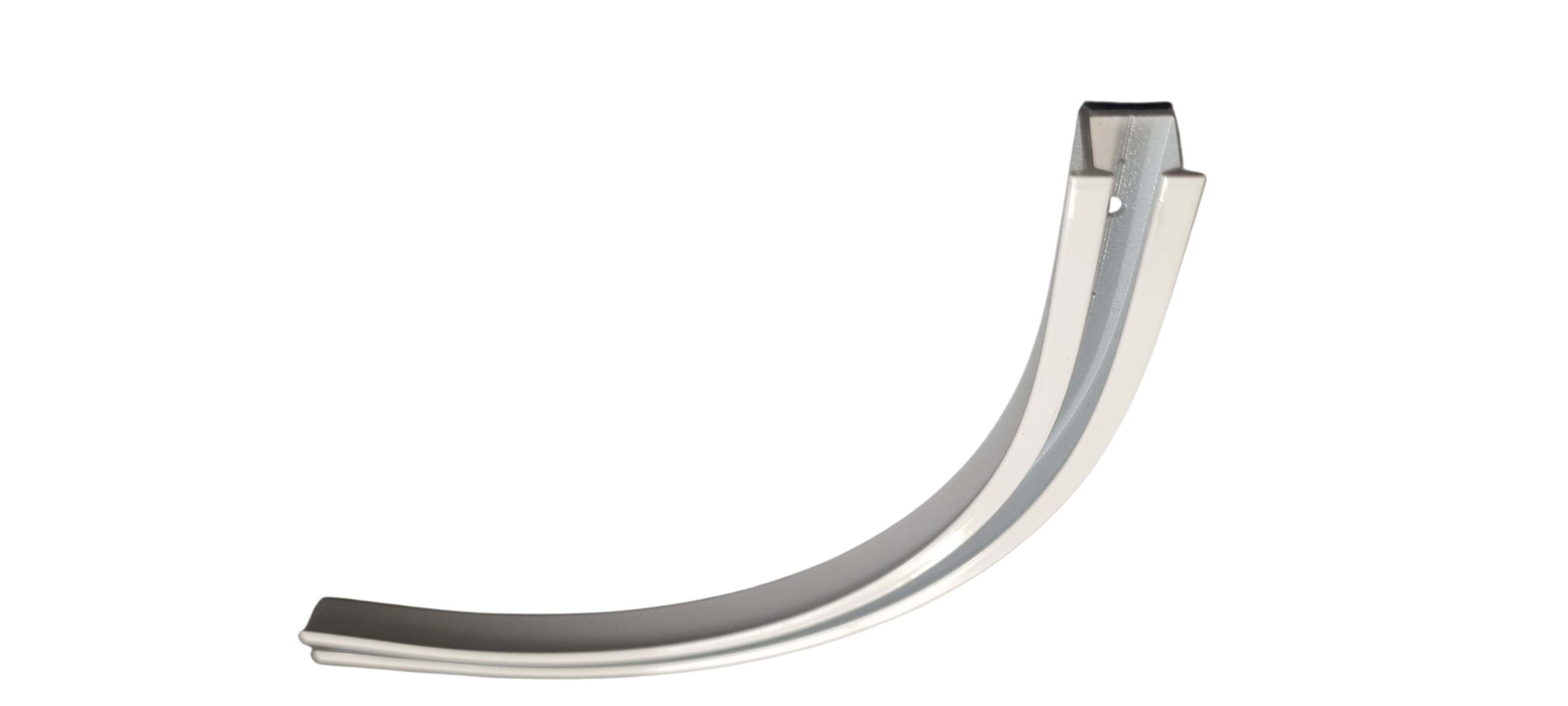 Bogen für Gardinenschiene Einputzschiene 20 mm x 12,5 mm Modell 100 1-läufig Bogen für Gardinenschiene Einputzschiene 20 mm x 12,5 mm Modell 100 1-läufig