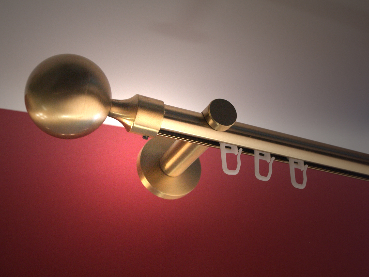 Gardinenstange Messing matt Innenlaufsystem 20 mm Regina