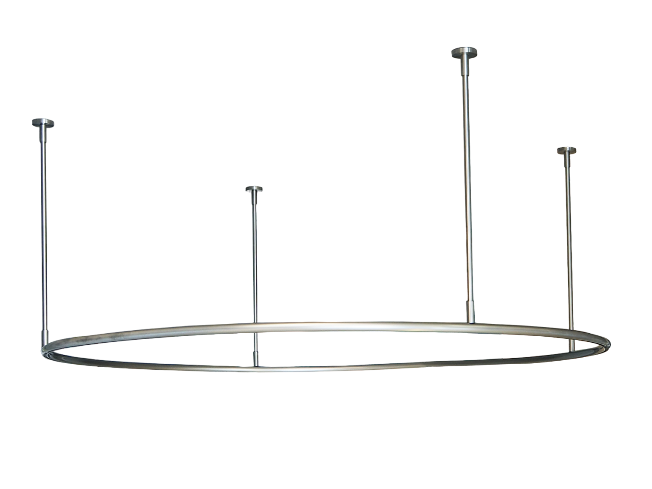 Innenlauf Duschvorhangstange barrierefrei 20 mm