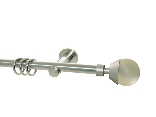 Gardinenstange Nickel geb. 16 mm Hydrae Gardinenstange Nickel geb. 16 mm Hydrae