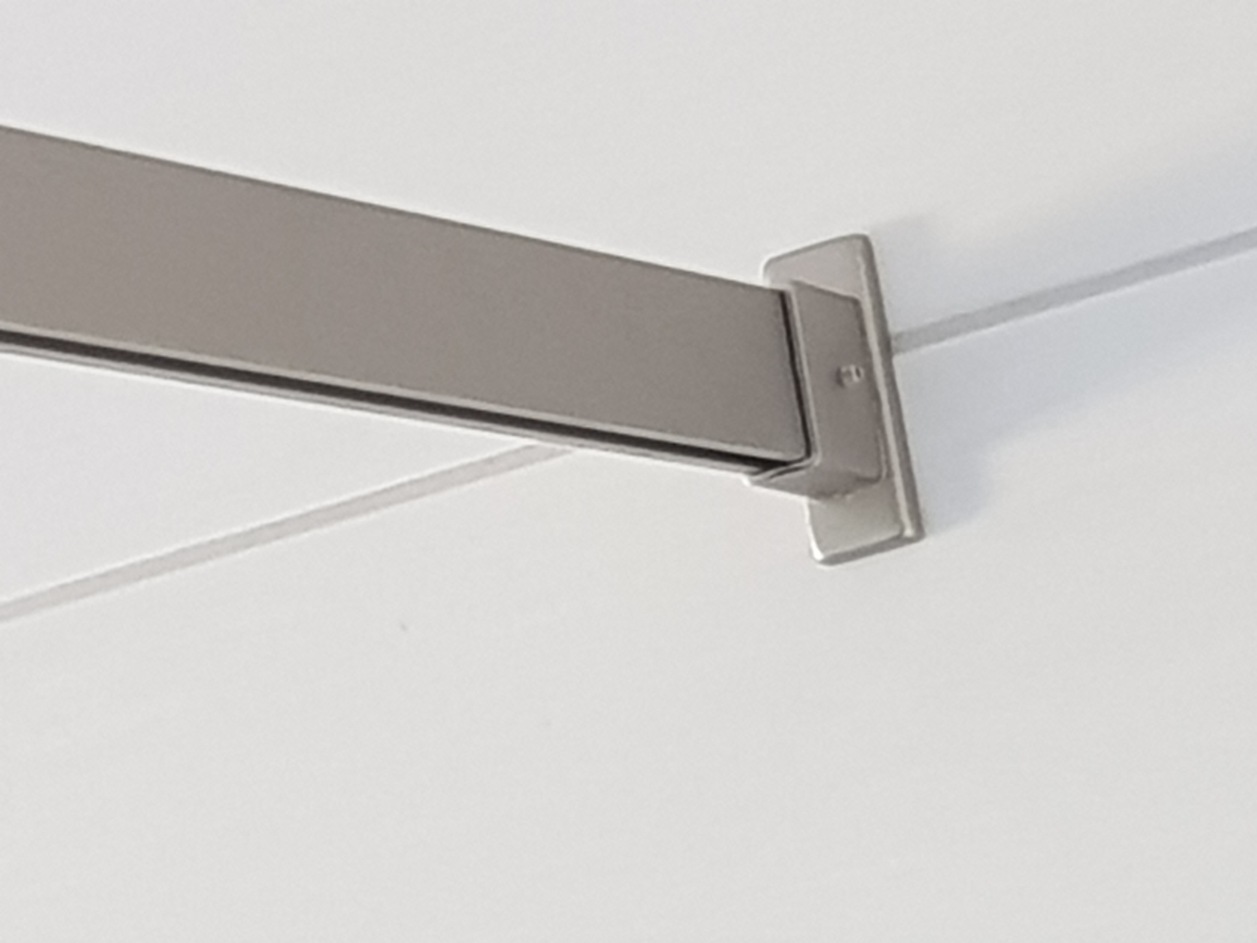 Wandlager Duschvorhangstange barrierefrei U Form 