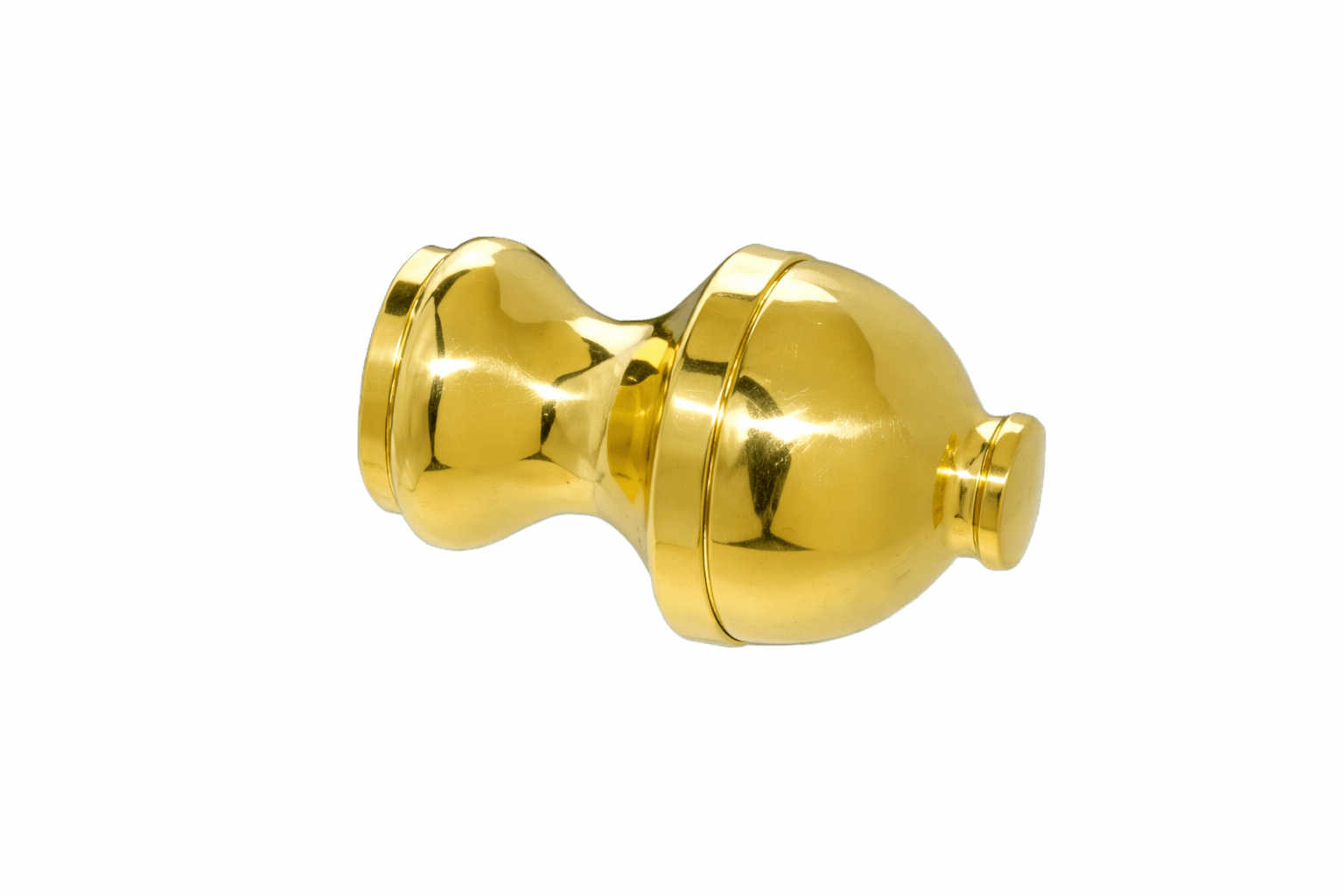 Endstück Messing glanz Modell Anton für Gardinenstangen 20mm Ø Endstück Messing glanz Modell Anton für Gardinenstangen 20mm Ø