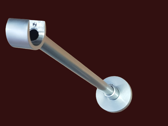 Wandträger extra lang 20mm kürzbar Edelstahl 1-lfg 24 cm offen