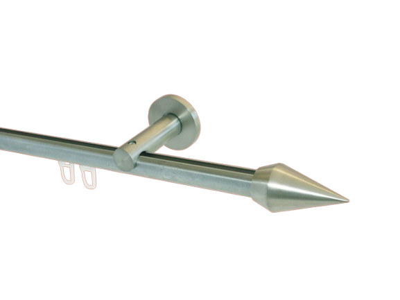 Gardinenstange Innenlauf Edelstahldesign 20 mm Armando Gardinenstange Innenlauf Edelstahldesign 20 mm Armando