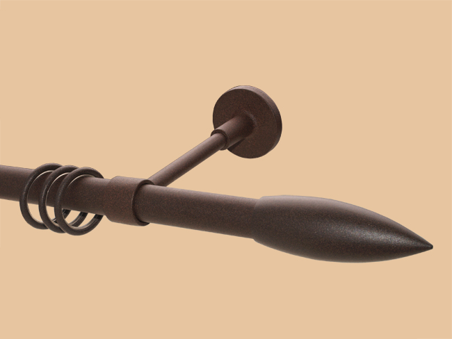 Gardinenstange Rost 20 mm Quantos von Classico-Design