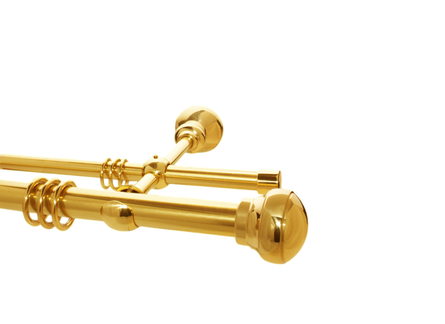 Gardinenstange Messing 30-20mm Modell Alexander I