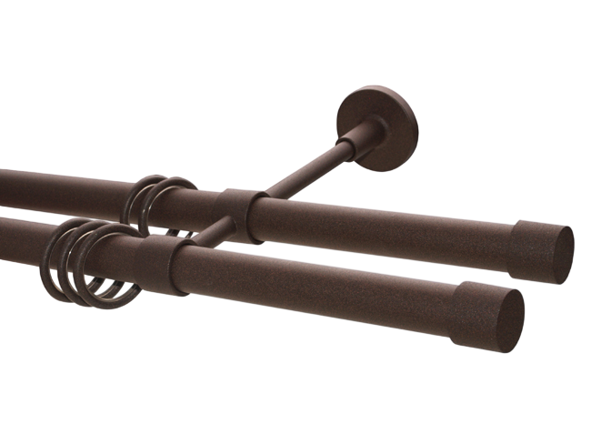 Gardinenstange Rost 20 mm Àlvaro 2lfg. von Classico-Design Gardinenstange Rost 20 mm Àlvaro 2lfg. von Classico-Design