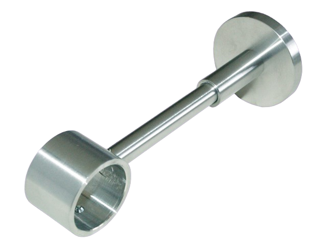  Edelstahl Wandträger für Gardinenstangen 20 mm Made in Germany 