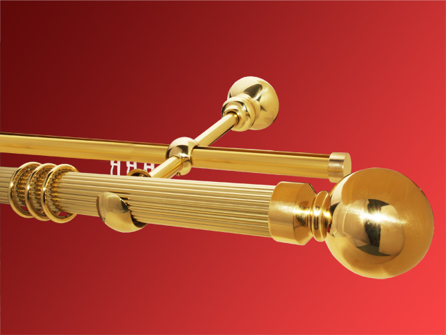 Rundrohr/ Innenlaufstange 35-20 mm Modell Jaroslav Rohr kannelie