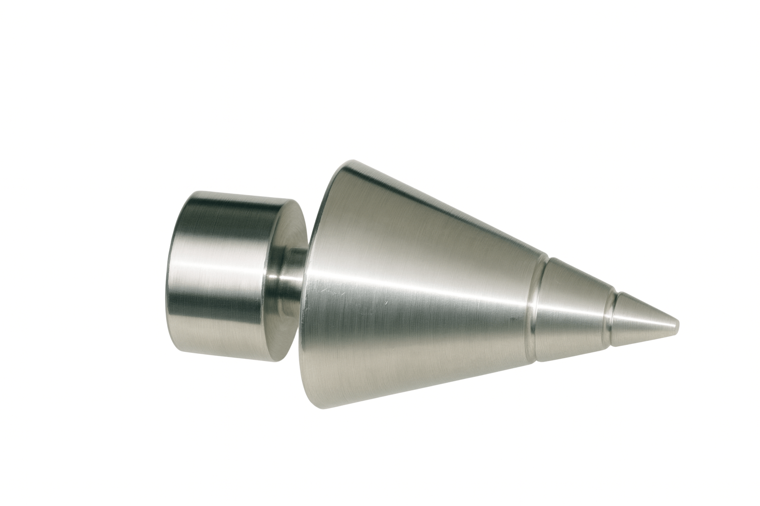 Endstück Rillenkegel Edelstahl für 20mm Gardinenstangen Rohre Endstück Rillenkegel Edelstahl für 20mm Gardinenstangen Rohre