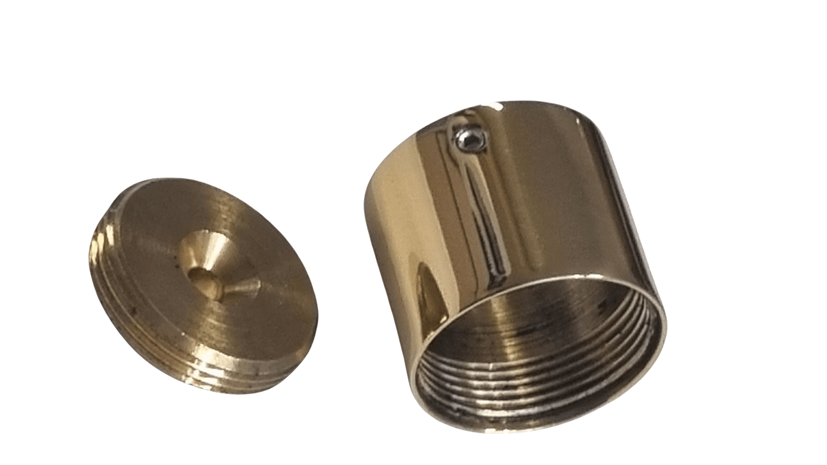 Gardinenstangen Wandlager Messing glanz 28mm