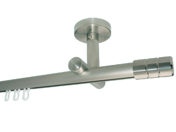 Gardinenstange Decke Edelstahl Innenlauf 20mm Jolly Gardinenstange Decke Edelstahl Innenlauf 20mm Jolly
