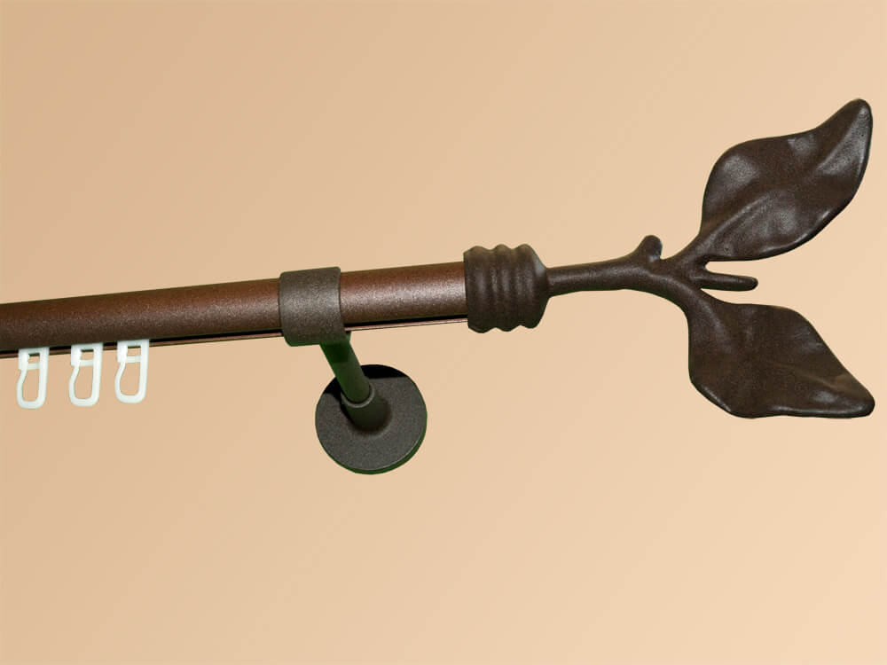 Gardinenstange Eisen Rost Innenlaufsystem 20 mm Ø 1-lfg. Vincano Gardinenstange Eisen Rost Innenlaufsystem 20 mm Ø 1-lfg. Vincano