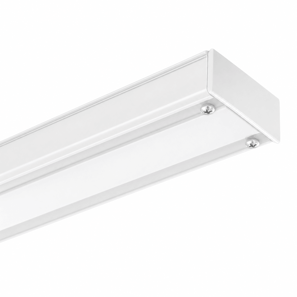 Aluminium Vorhangschiene weiß 2lauf Modell 220 Aluminium Vorhangschiene weiß 2lauf Modell 220