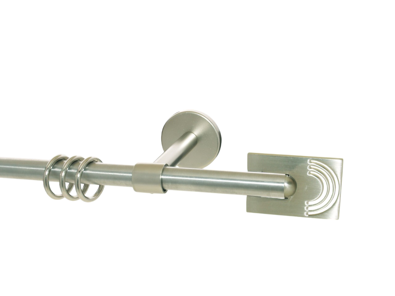 Gardinenstange Nickel geb. 16 mm Antares Gardinenstange Nickel geb. 16 mm Antares
