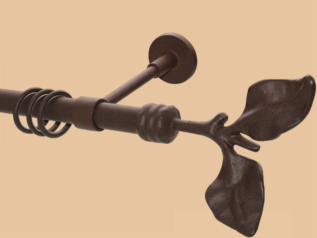 235_0 Gardinenstange Rost 20 mm Vincano von Classico-Design