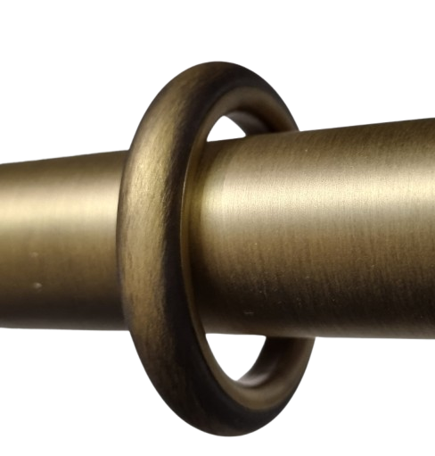 Gardinenringe Messing antik matt mit Gleiteinlage und Faltenlegehaken für 30 mm Ø Gardinenringe Messing antik matt mit Gleiteinlage und Faltenlegehaken für 30 mm Ø