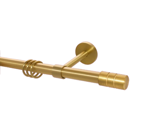 Gardinenstange Messing massiv matt 20mm Modell Jolly geschlossen