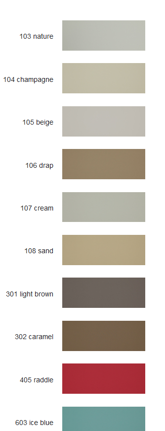 Verdunkelungsvorhang nach Maß Modell Sorel Uni Raumhoch Farben 1 