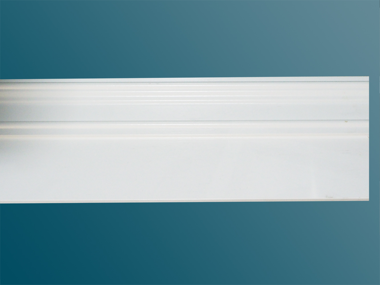 Gardinenschiene mit Holz Blende 15cm 1lauf