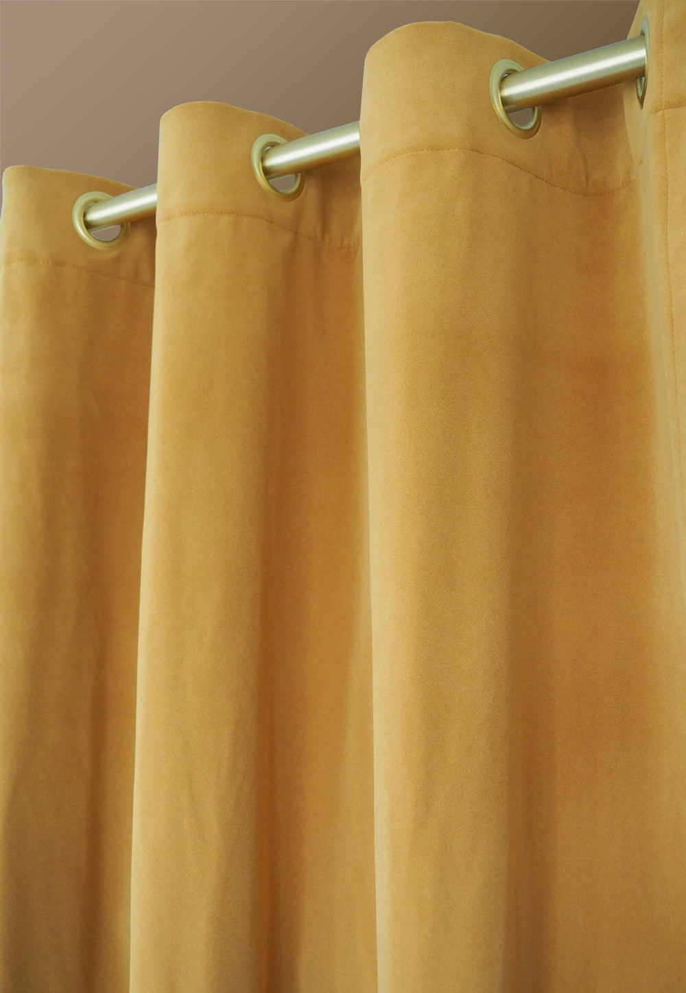 2611_0 Kälteschutz Vorhang Velour incl Ösen Messing