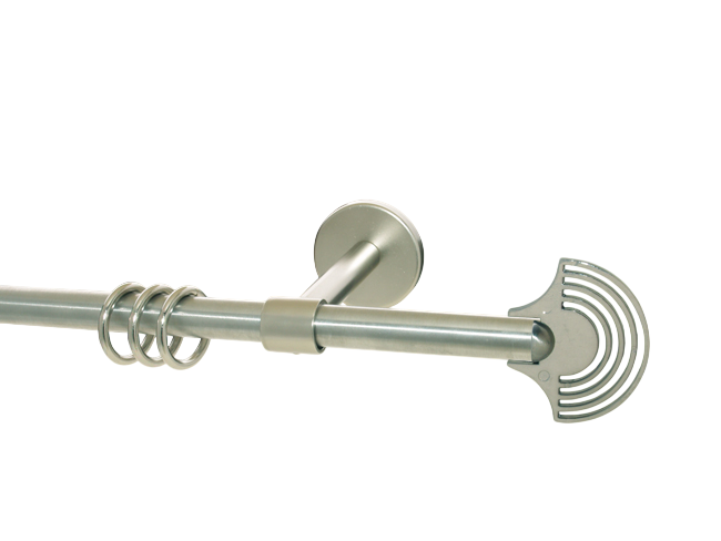 Gardinenstange Nickel geb. 16 mm Epsilon Gardinenstange Nickel geb. 16 mm Epsilon