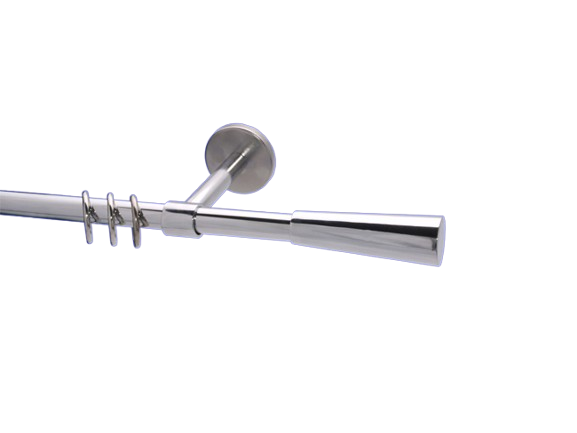 Gardinenstange Chrom glanz 16 mm Luna