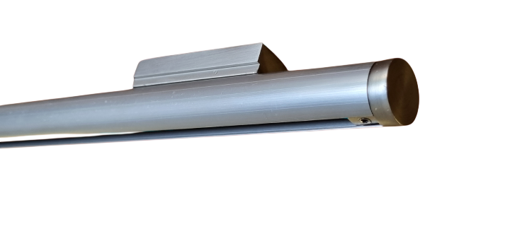 Gardinenstange modern Edelstahl 20 mm Innenlaufsystem Gardinenstange modern Edelstahl 20 mm Innenlaufsystem