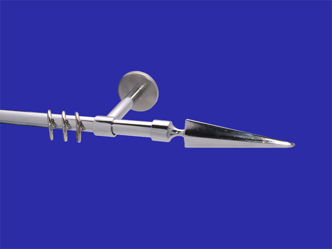 1039_0 Gardinenstange Chrom glanz 16 mm Palma