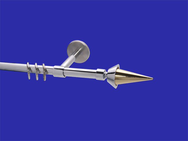 Gardinenstange Chrom glanz 16 mm Fortana