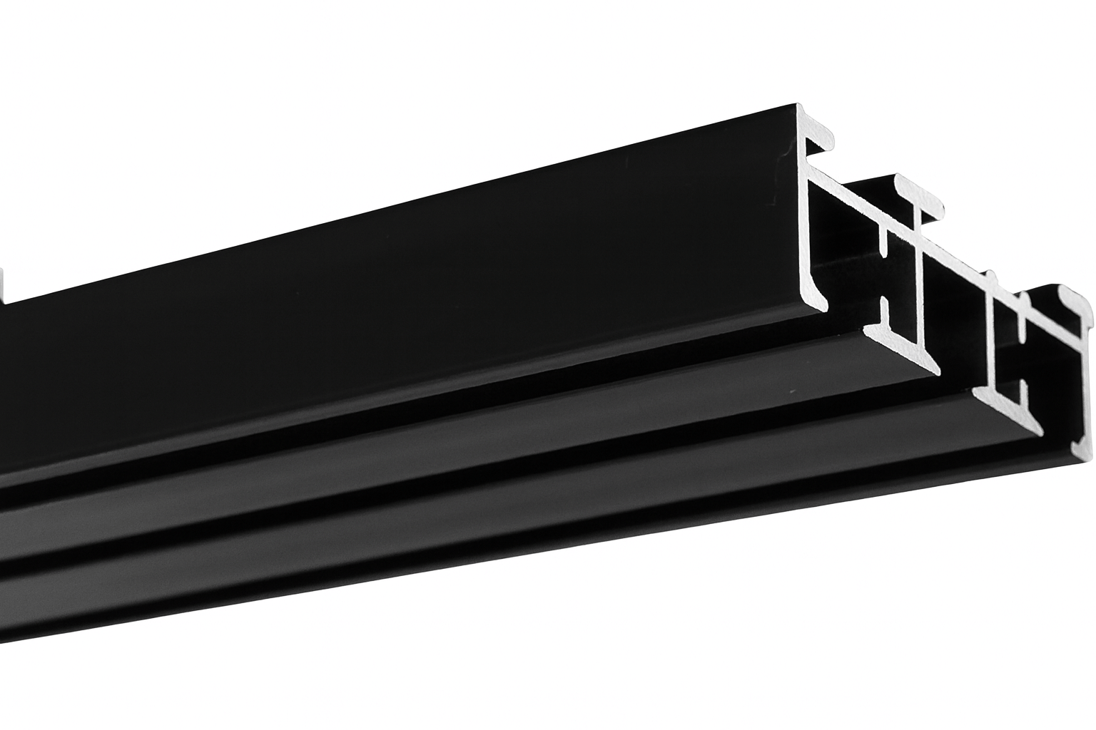 Gardinenschiene schwarz 3 lauf Modell 230