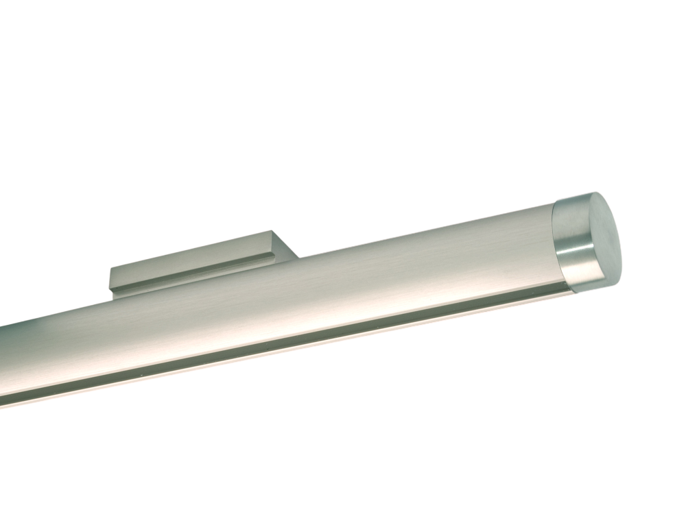 Gardinenstange Decke Innenlaufsystem 28mm Edelstahl Mercury Kapp Gardinenstange Decke Innenlaufsystem 28mm Edelstahl Mercury Kapp