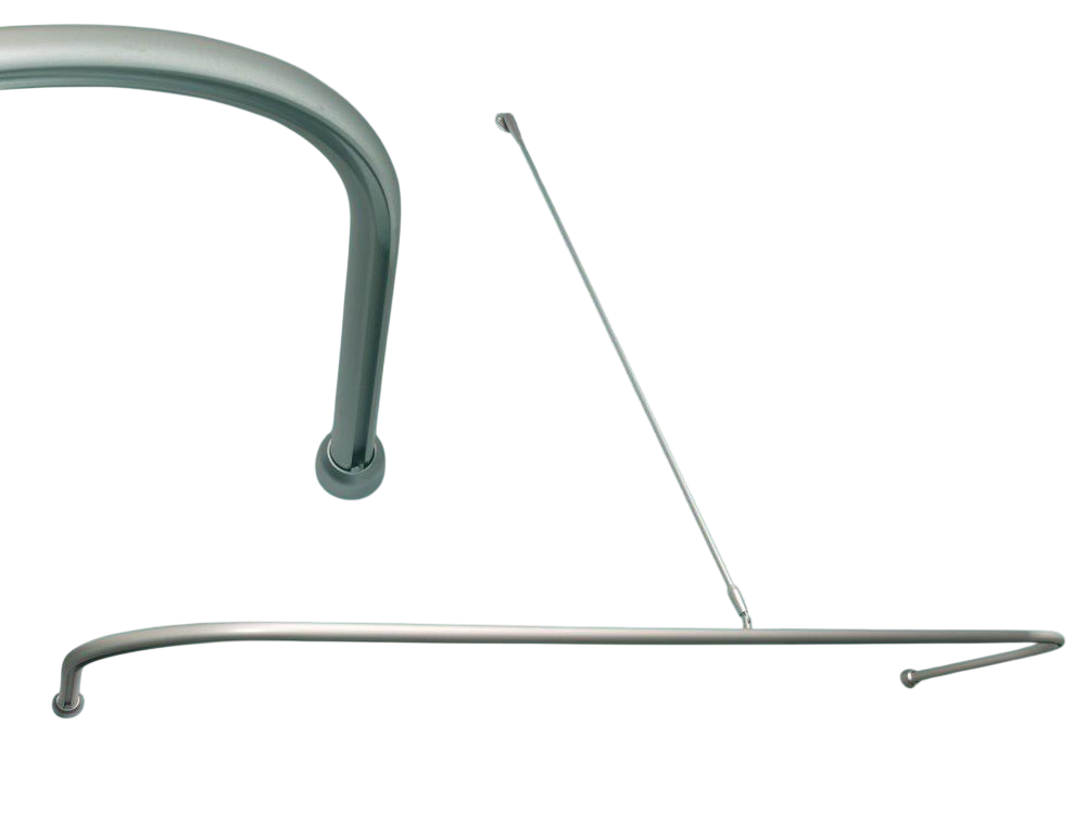 Windfang Gardinenstange Innenlaufsystem 20 mm oder 28 mm incl. 2 Biegungen Windfang Gardinenstange Innenlaufsystem 20 mm oder 28 mm incl. 2 Biegungen