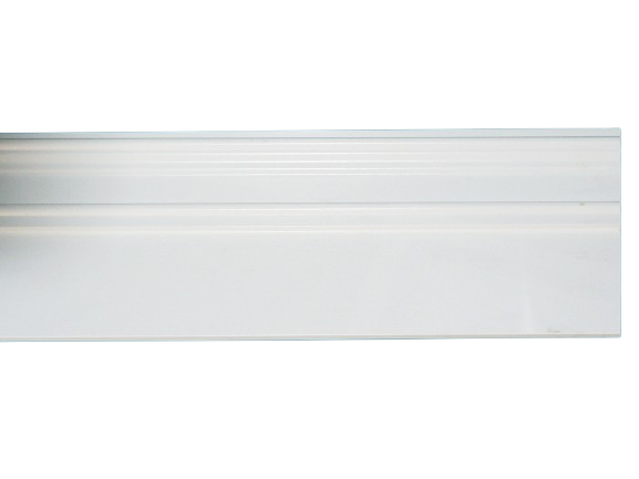 Gardinenschiene mit Holz Blende 15cm 2lauf