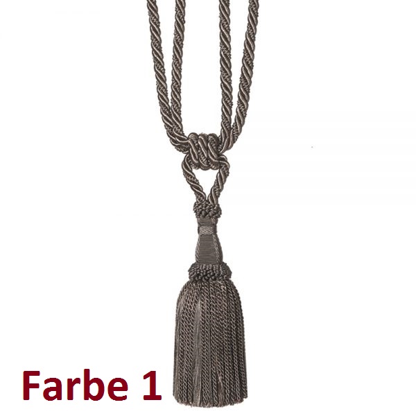 746_2 Vorhang Raffhalter mit einer großen Quaste Gildon
